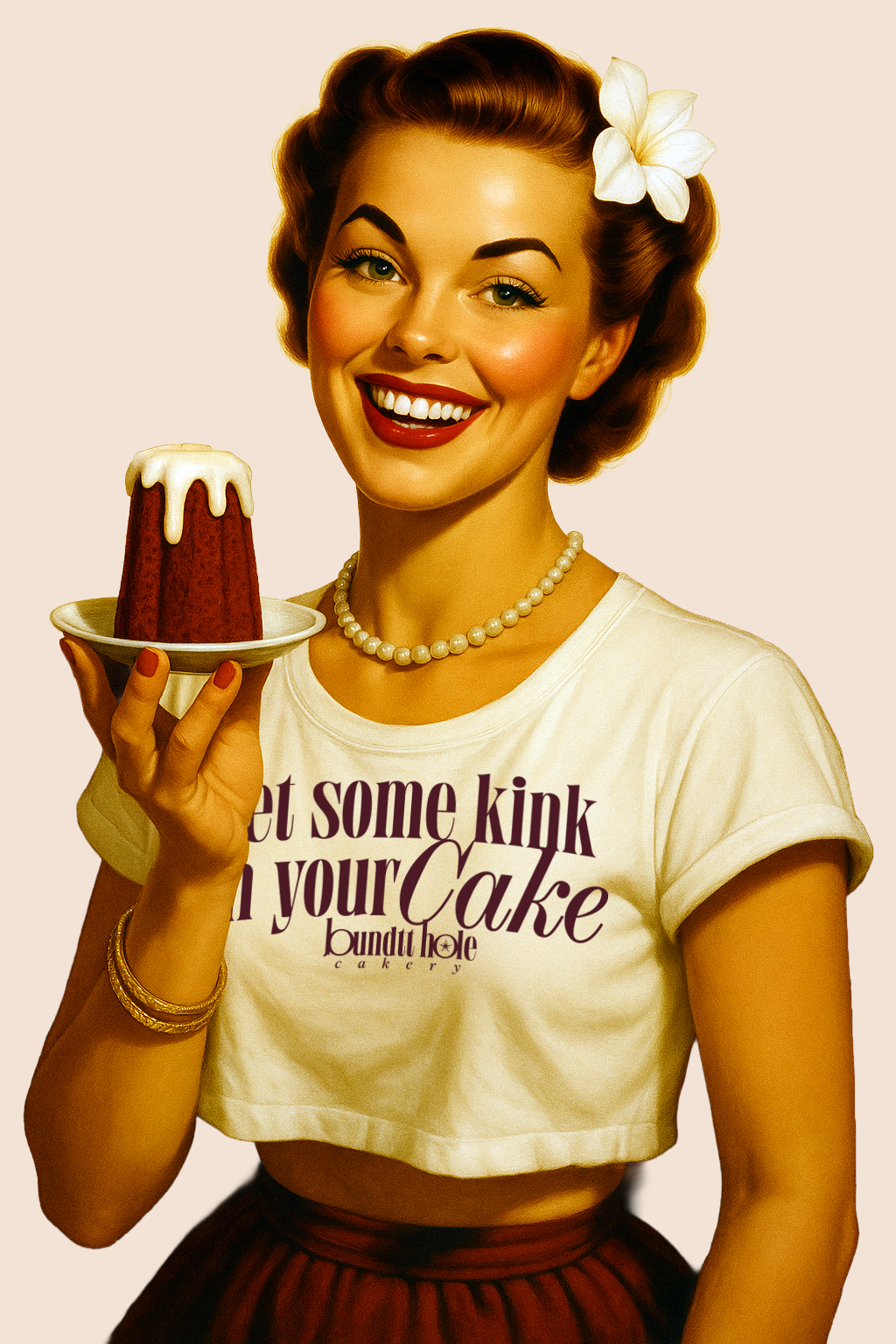 "Kink in your Cake" Crop Top